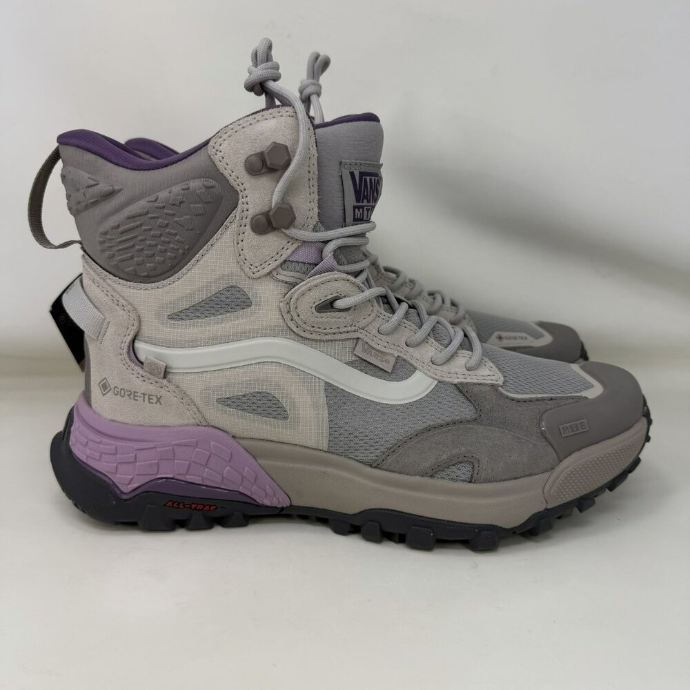 Vans MTE Crestline Gore-Tex Waterproof Boots Gray Purple Men's Size 9.5